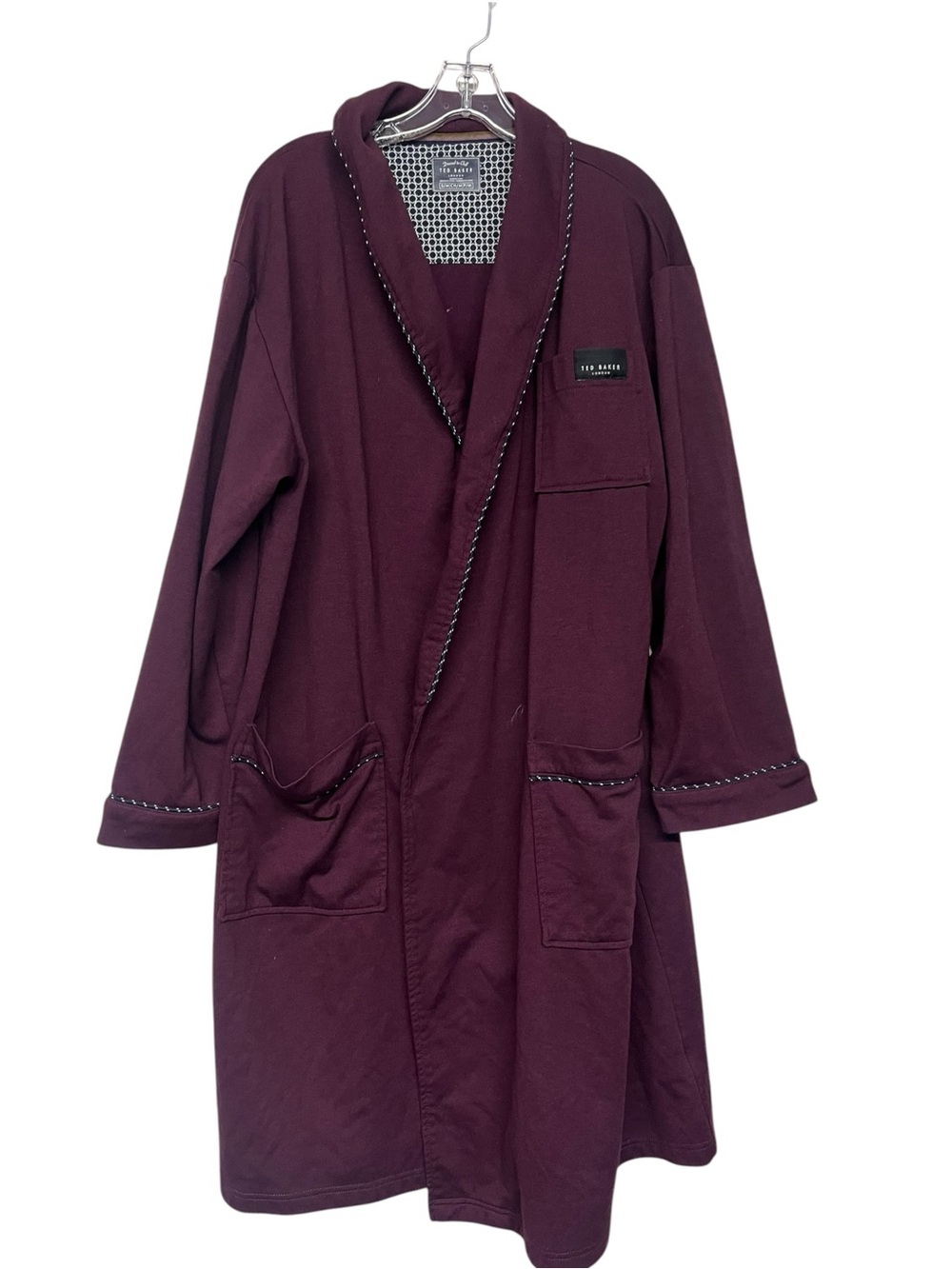 Ted Baker London Dressed To Chill Long Sleeve Oversized Robe Cozy Athleisure